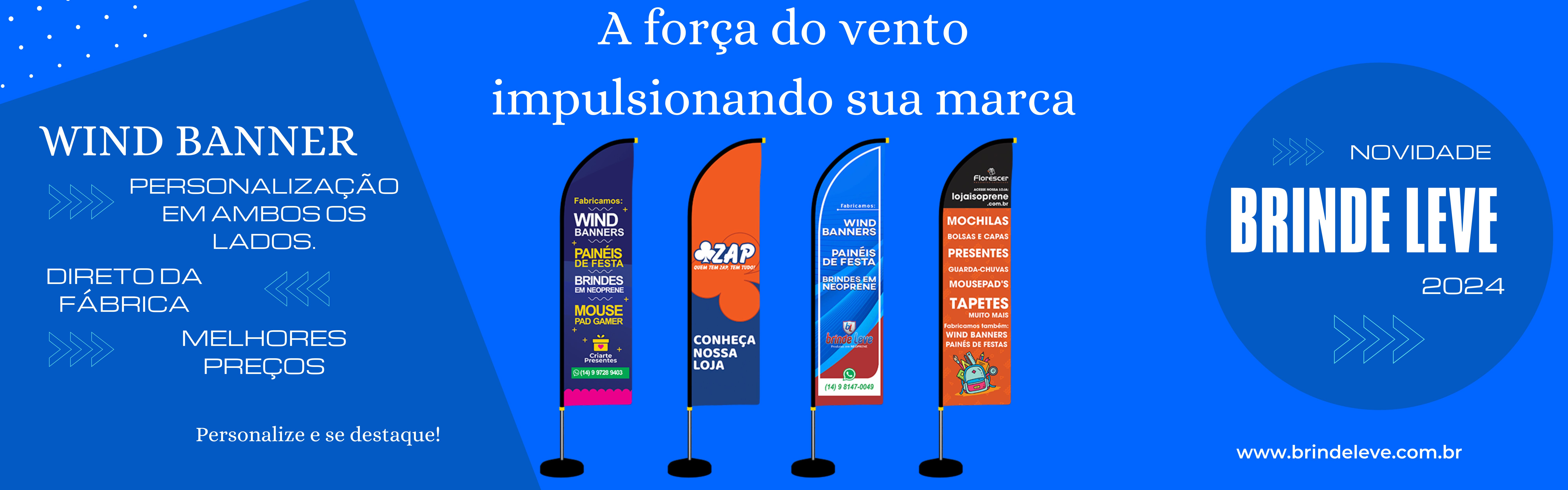 Post Destaque Sua Marca com Wind Banners Personalizados em Jaú-SP