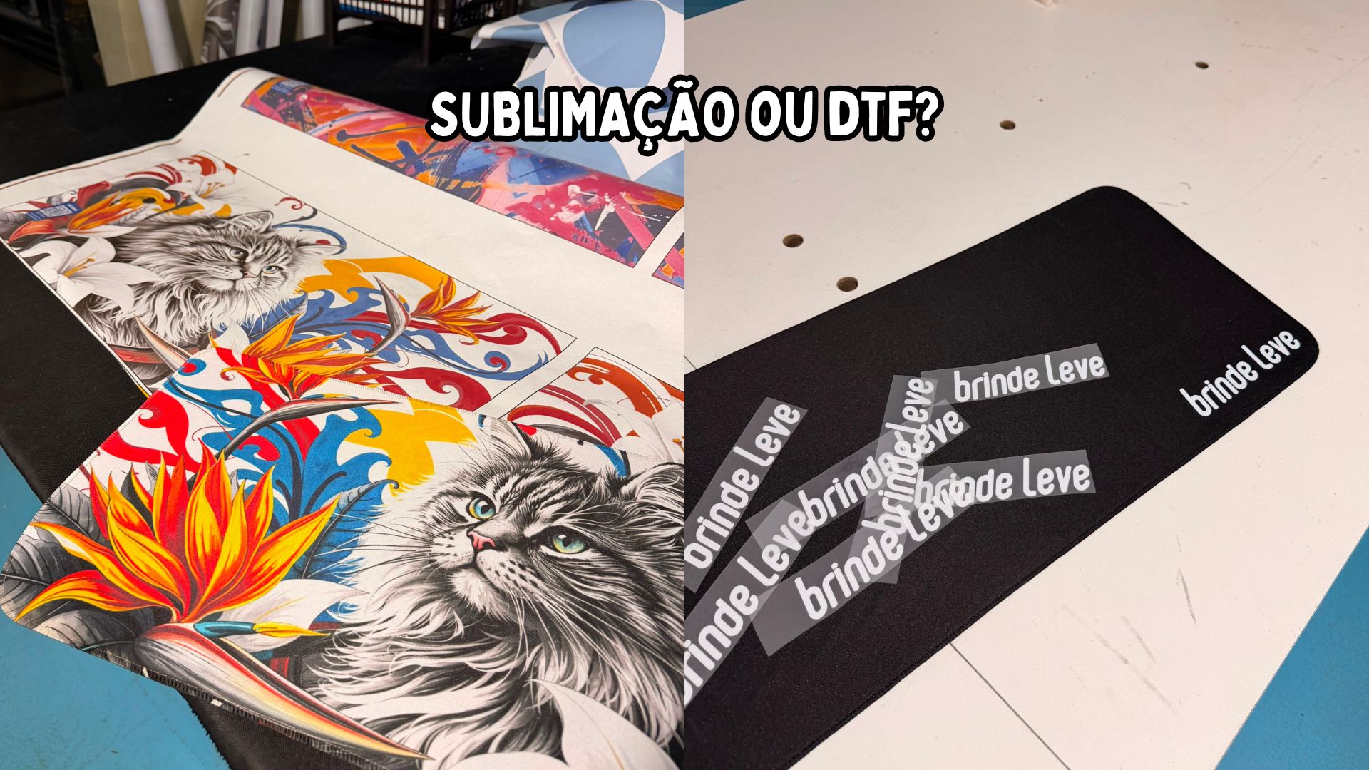 Post Sublimação ou DTF: Qual a Melhor Opção para Personalizar Brindes?