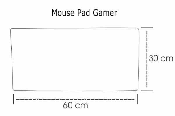 Medidas Mouse Pad Gamer Personalizado
