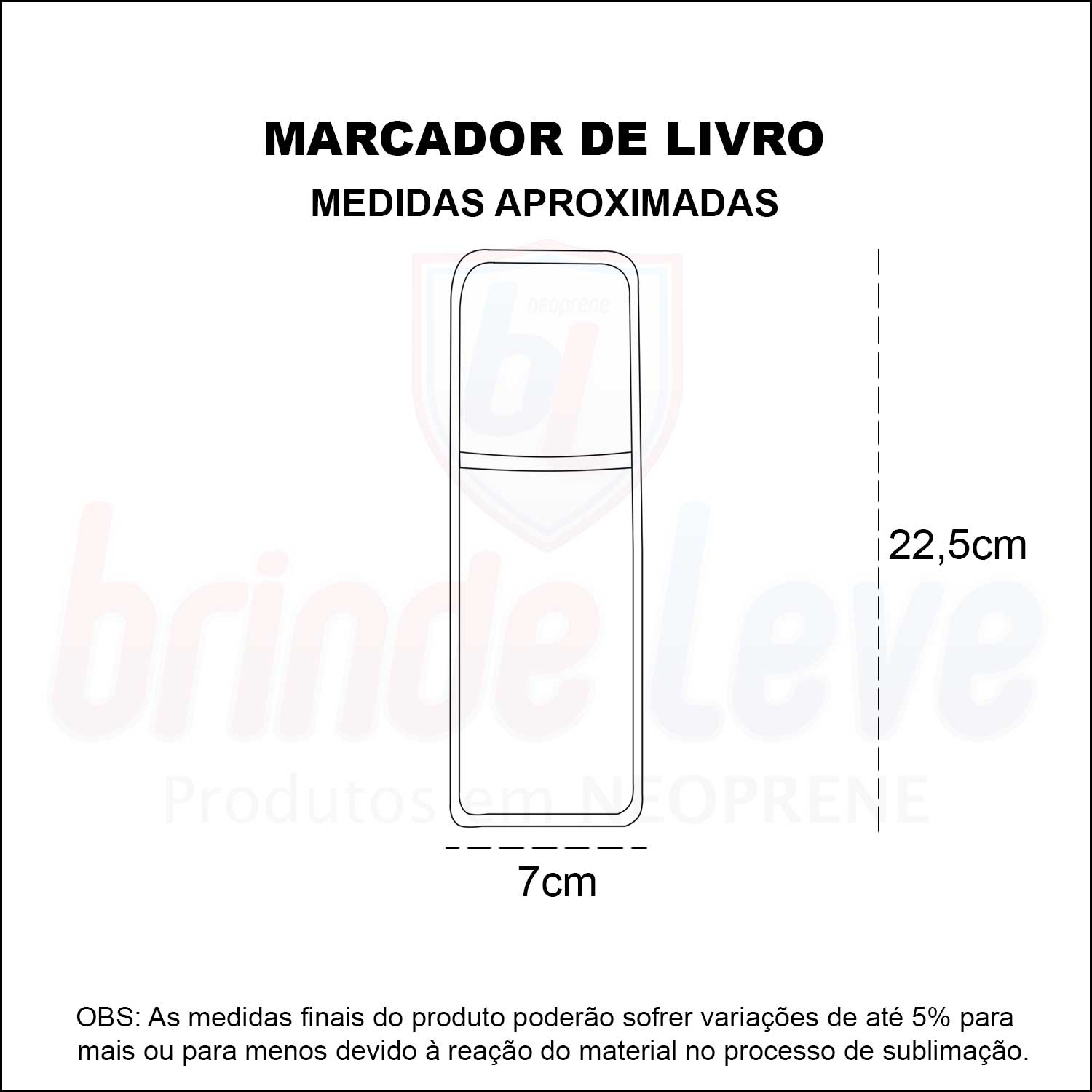 Marcador de Livro Personalizado | Brinde Leve