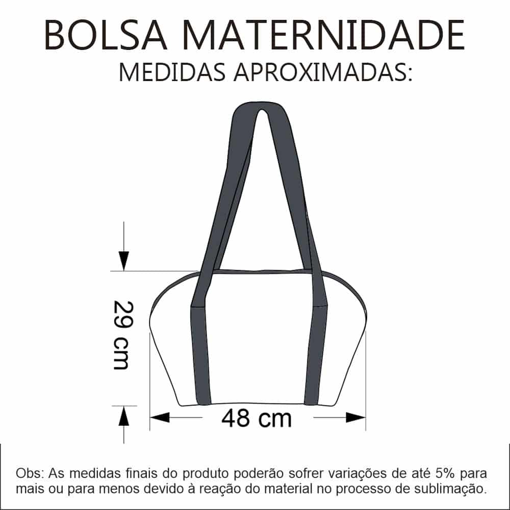 Medidas Bolsa Maternidade Personalizada