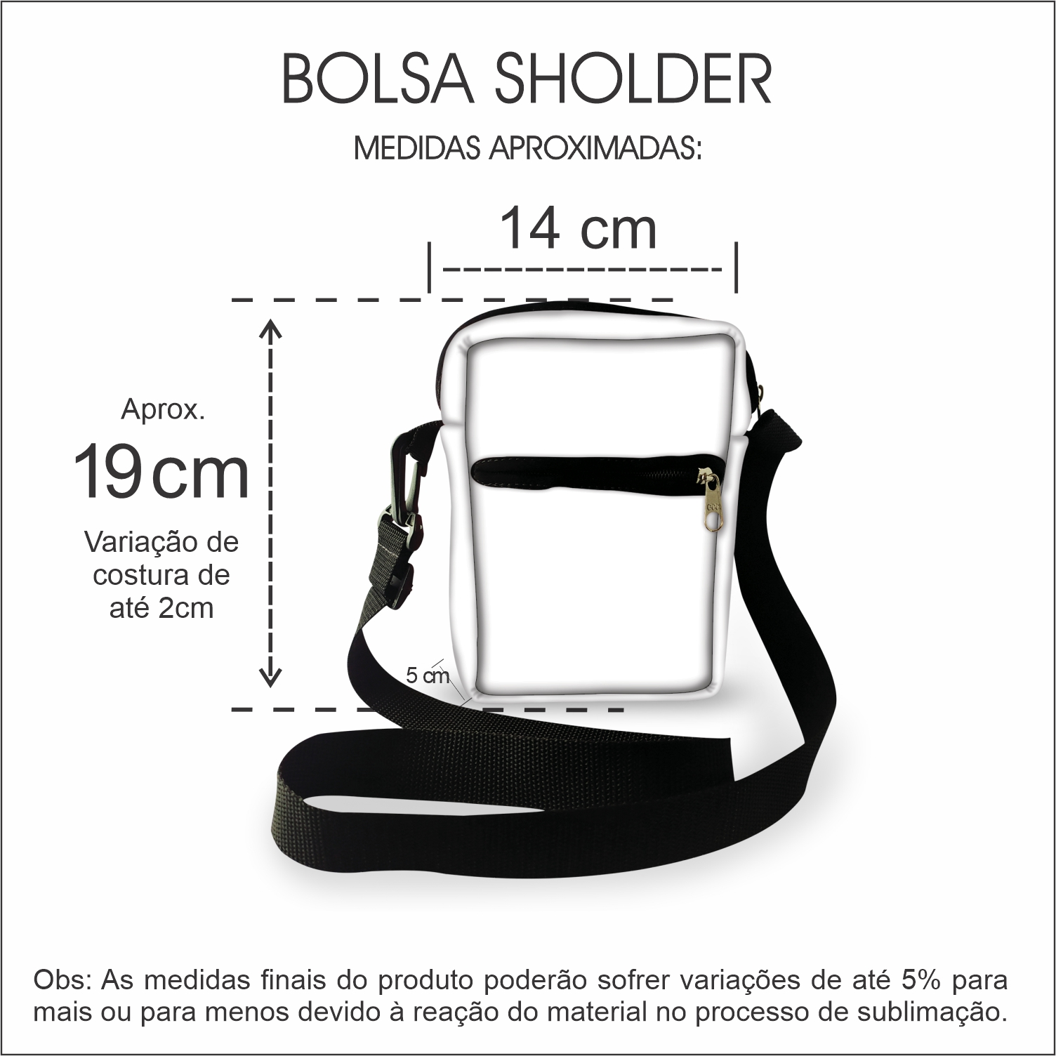 Medidas Mini Bag Personalizada