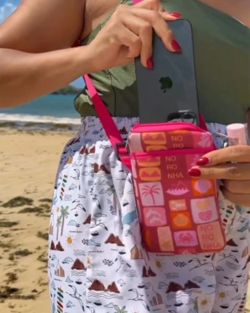 Capa para Celular com Bolso e Zíper Personalizada - Imagem 1