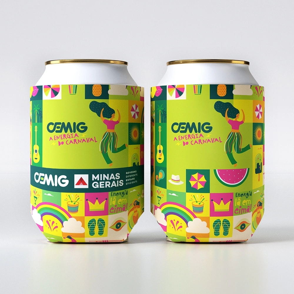 Porta Latas em Neoprene Personalizado - Imagem 1