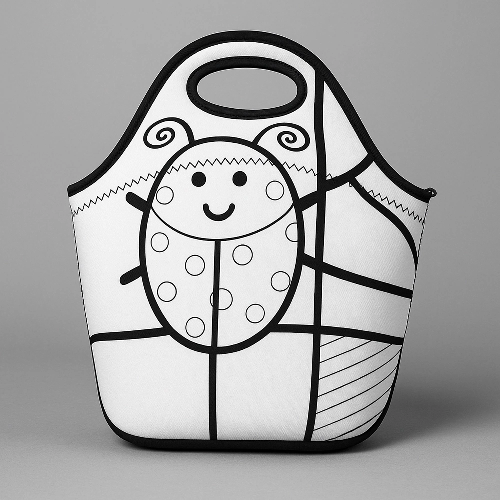 Lancheira em Neoprene para Colorir Personalizada - Imagem 0