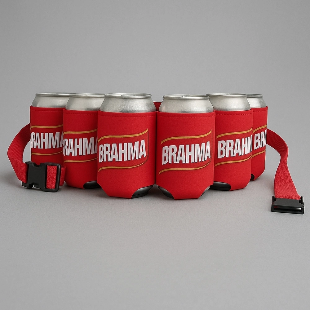 Cartucheira Cinto Porta Lata Personalizado 6 Latas - Imagem 0