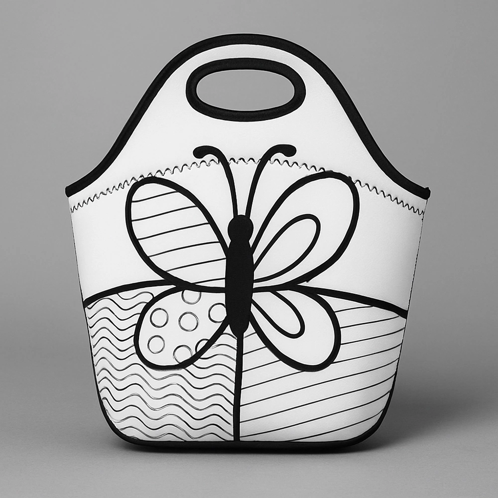 Lancheira em Neoprene para Colorir Personalizada - Imagem 2