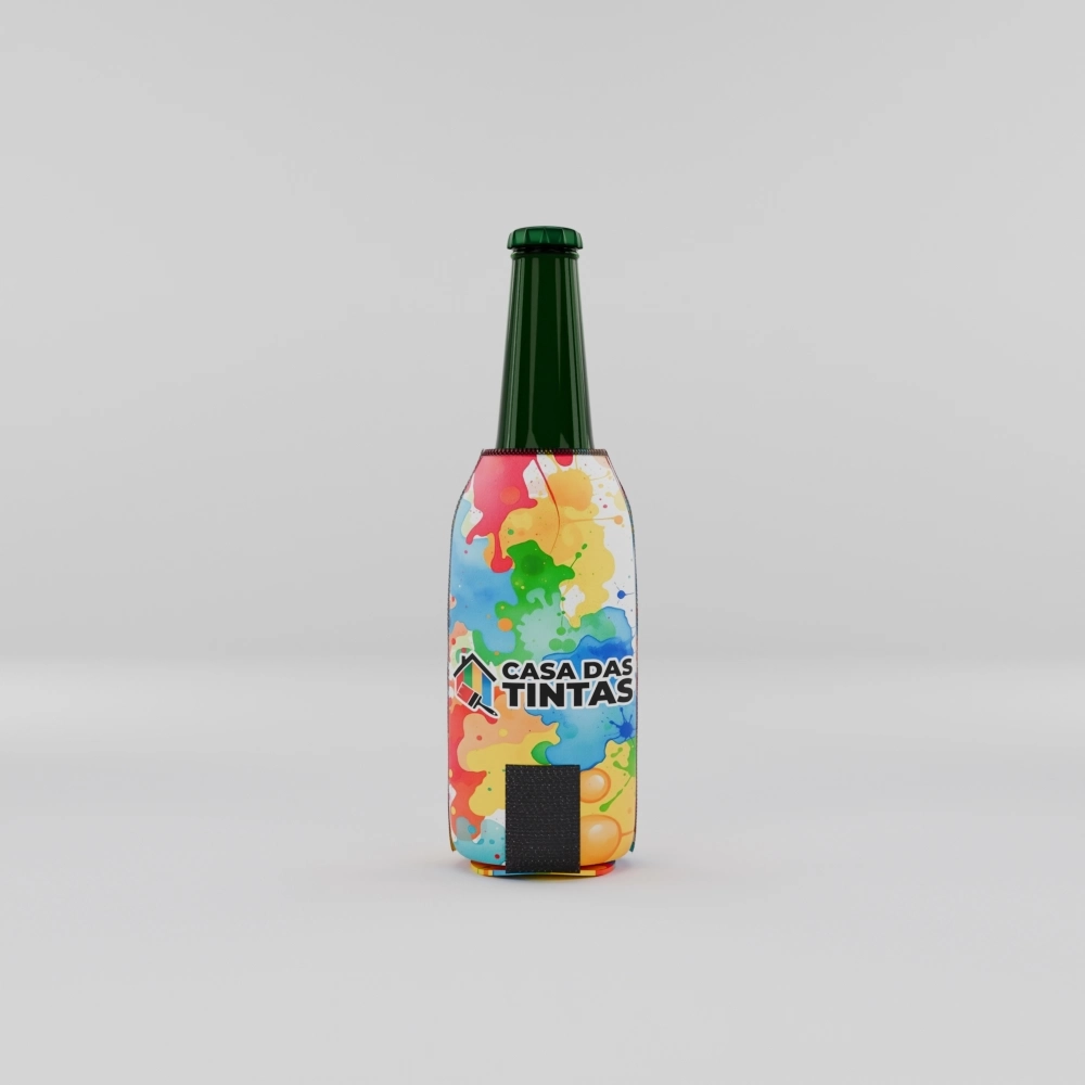 Porta Long Neck Personalizado Com Velcro - Imagem 1