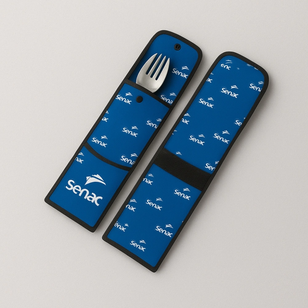 Porta Talheres em Neoprene Personalizado - Imagem 2