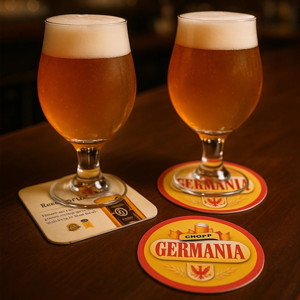 Bolacha de Chopp em Papel Paraná Personalizada - Imagem 1