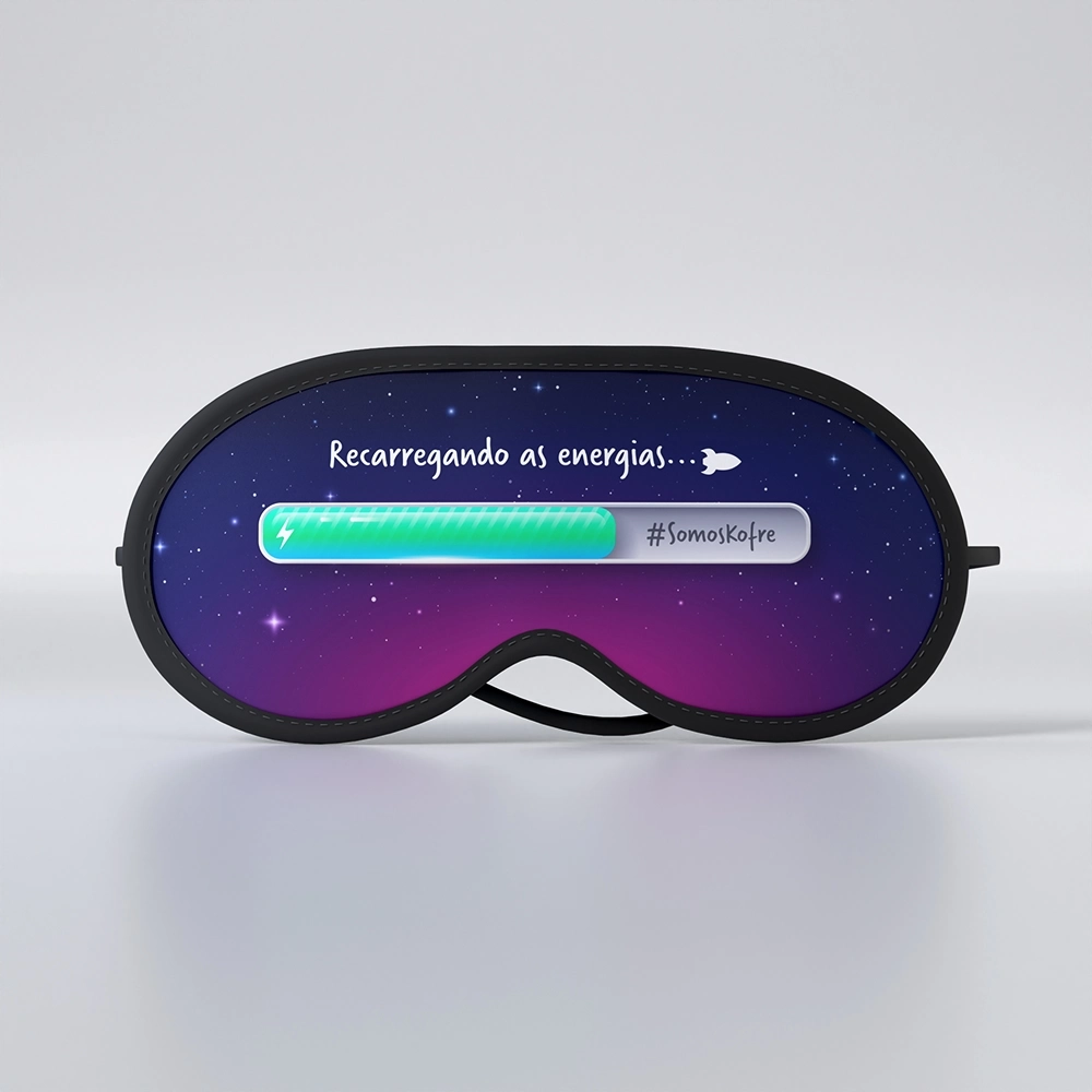 Máscara de Dormir Tapa Olho Personalizada - Imagem 2