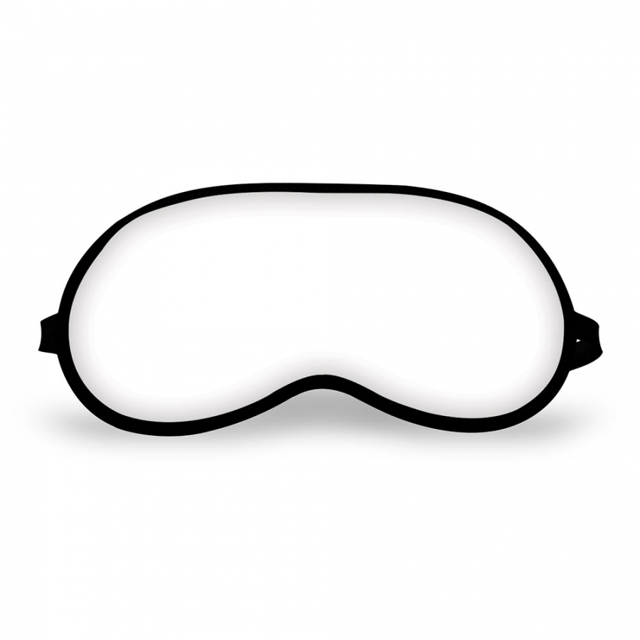 Máscara de Dormir em Branco para Sublimação - Imagem 1