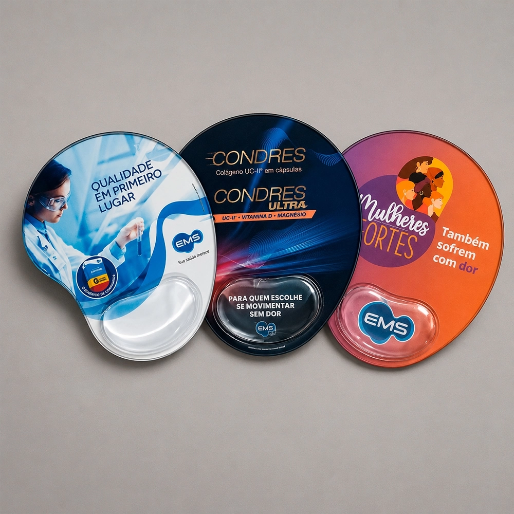 Mouse Pad Ergonômico Com Gel Personalizado - Imagem 3