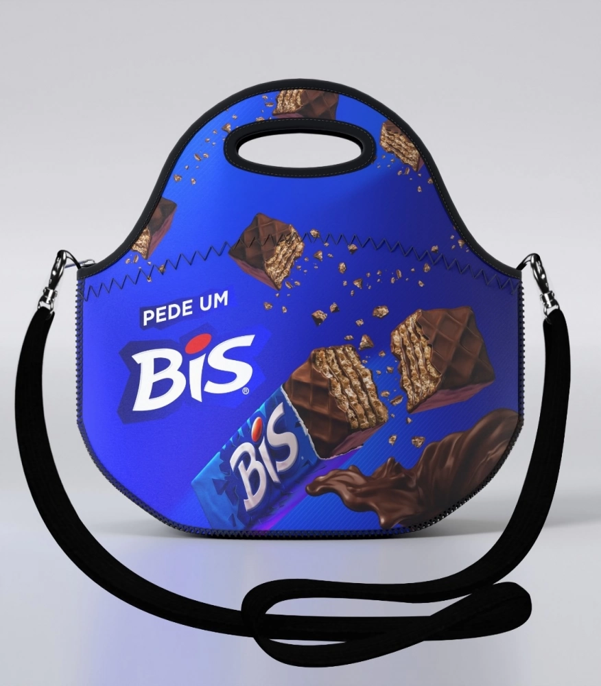Lancheira Térmica em Neoprene com Alça - Imagem 0