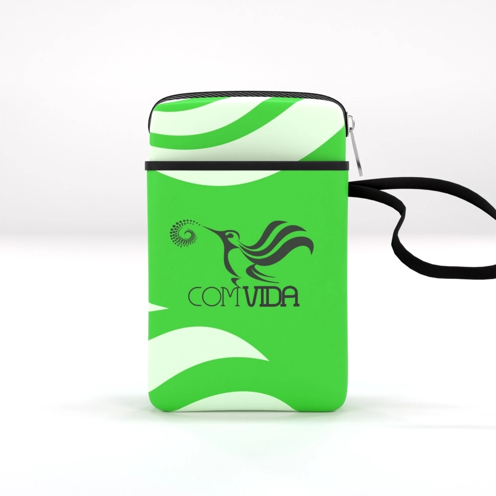 Capa para Celular com Bolso e Zíper Personalizada - Imagem 3