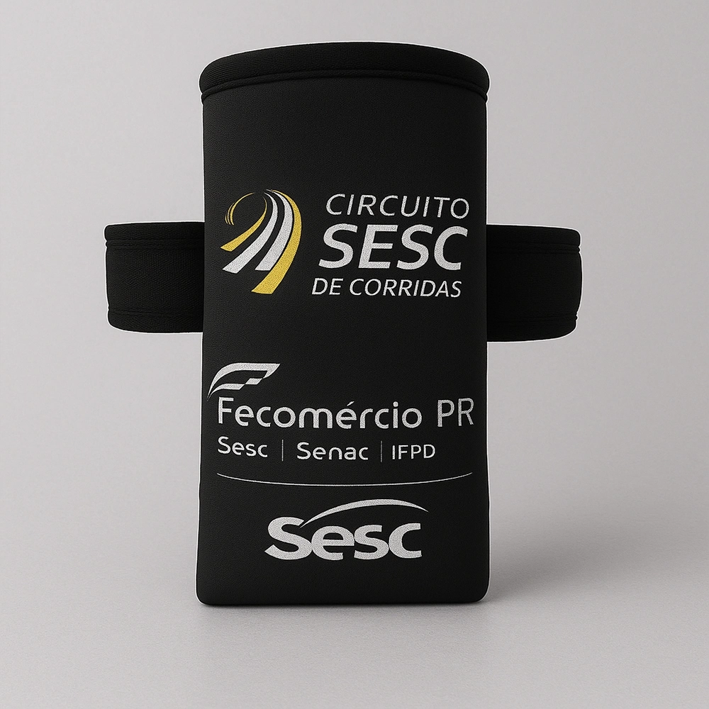 Braçadeira Promocional Viés e Velcro Personalizada - Imagem 0