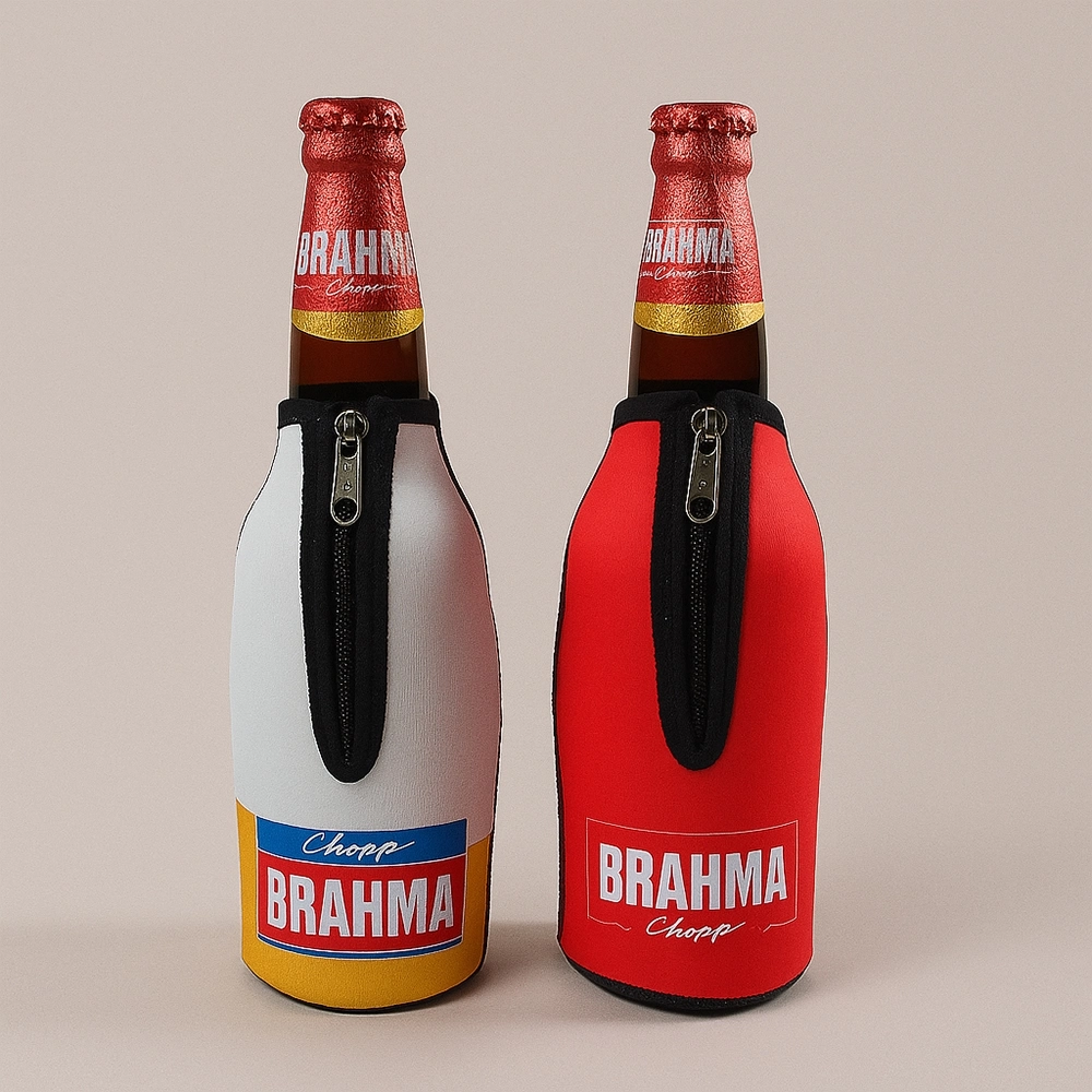 Porta Garrafa 600ml com Zíper Personalizado - Imagem 0