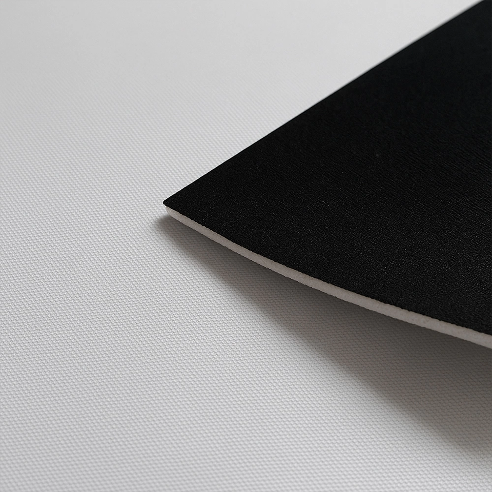 Tecido Neoprene Branco/Preto 3mm Borracha Branca - Imagem 3