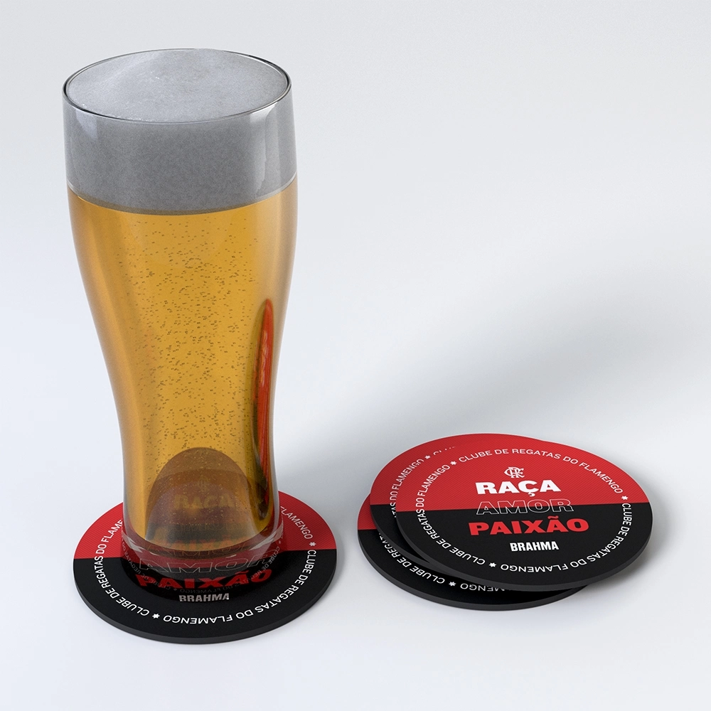 Bolacha de Chopp Porta Copos Personalizada - Imagem 2