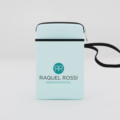 Capa para Celular com Bolso e Zíper Personalizada