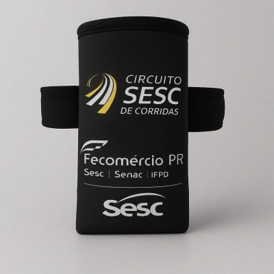 Braçadeira Promocional Viés e Velcro Personalizada