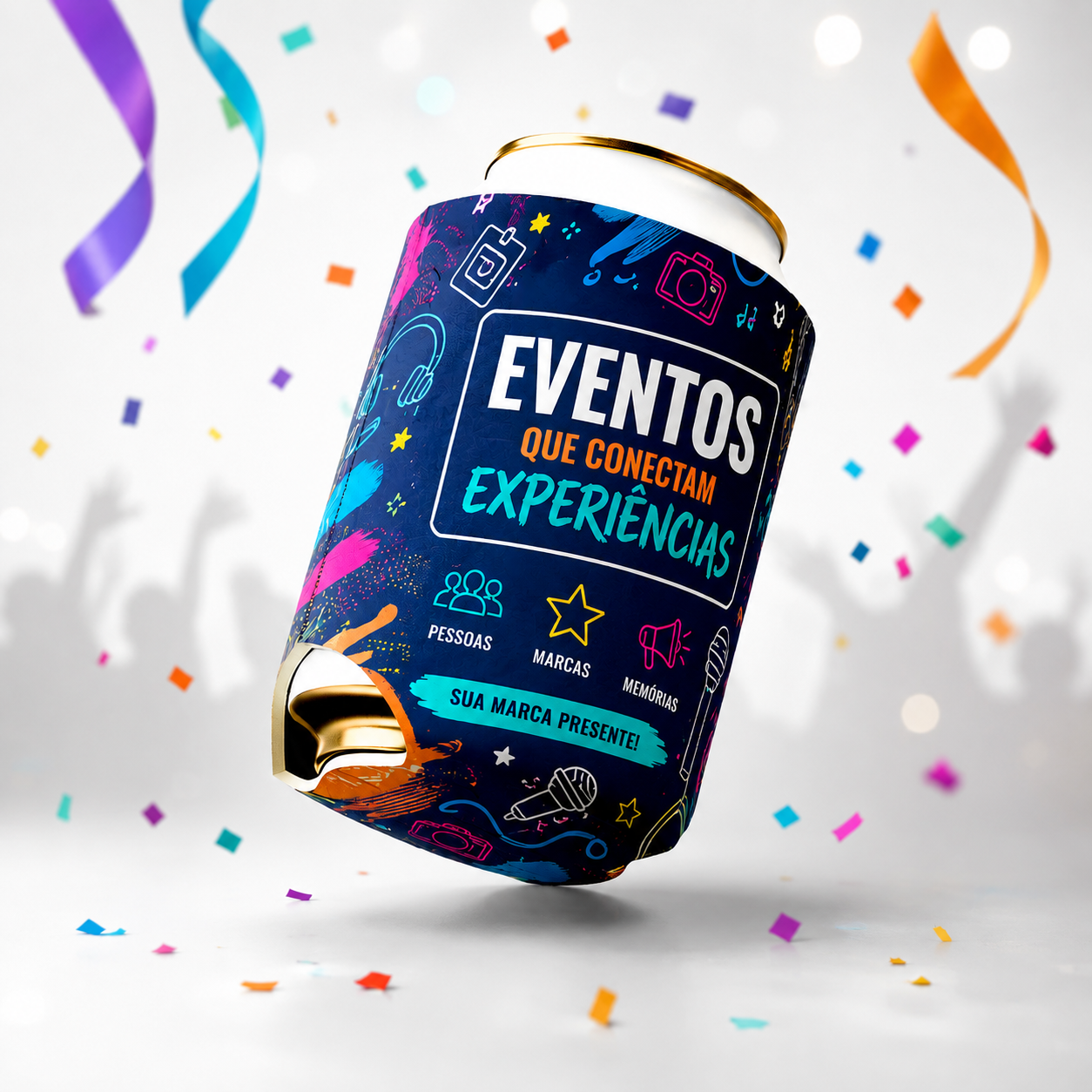 Porta Latas em Neoprene Personalizado