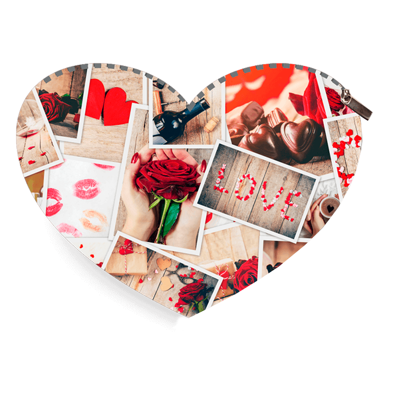 Produto Necessaire Coração Personalizada - Brindes Personalizados para o Dia dos Namorados