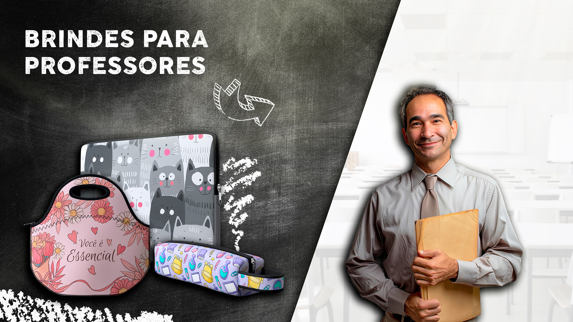 Banner Brindes Personalizados para o Dia dos Professores