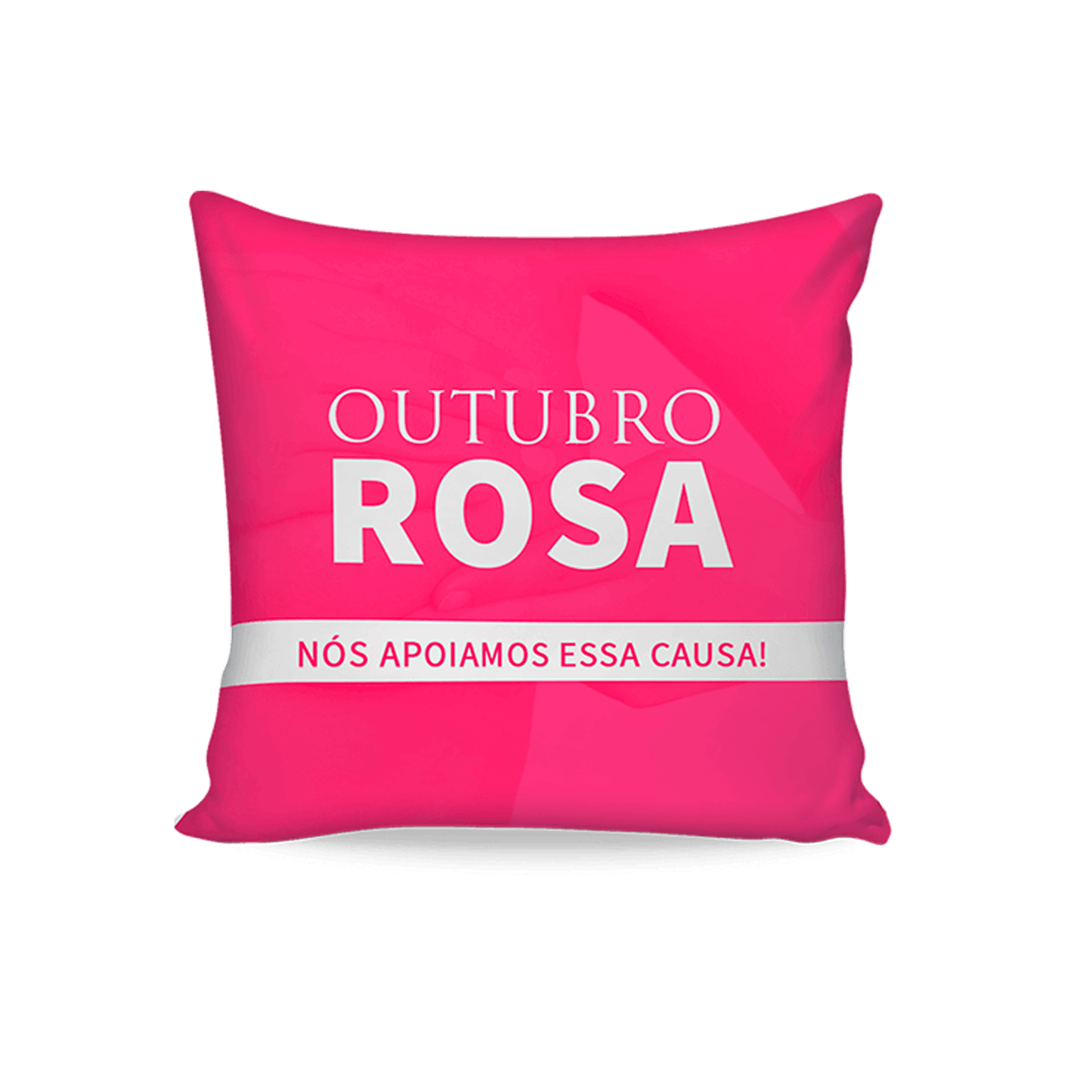 Produto Almofadas Decorativas Personalizadas - Brindes Personalizados para o Mês Outubro Rosa