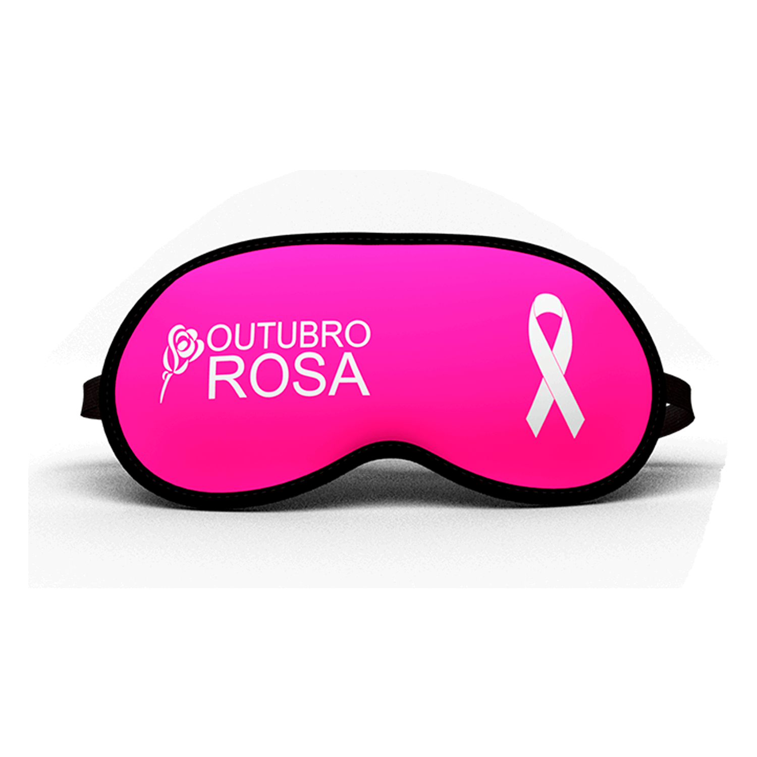 Produto Máscara de Dormir Tapa Olho Personalizada - Brindes Personalizados para o Mês Outubro Rosa