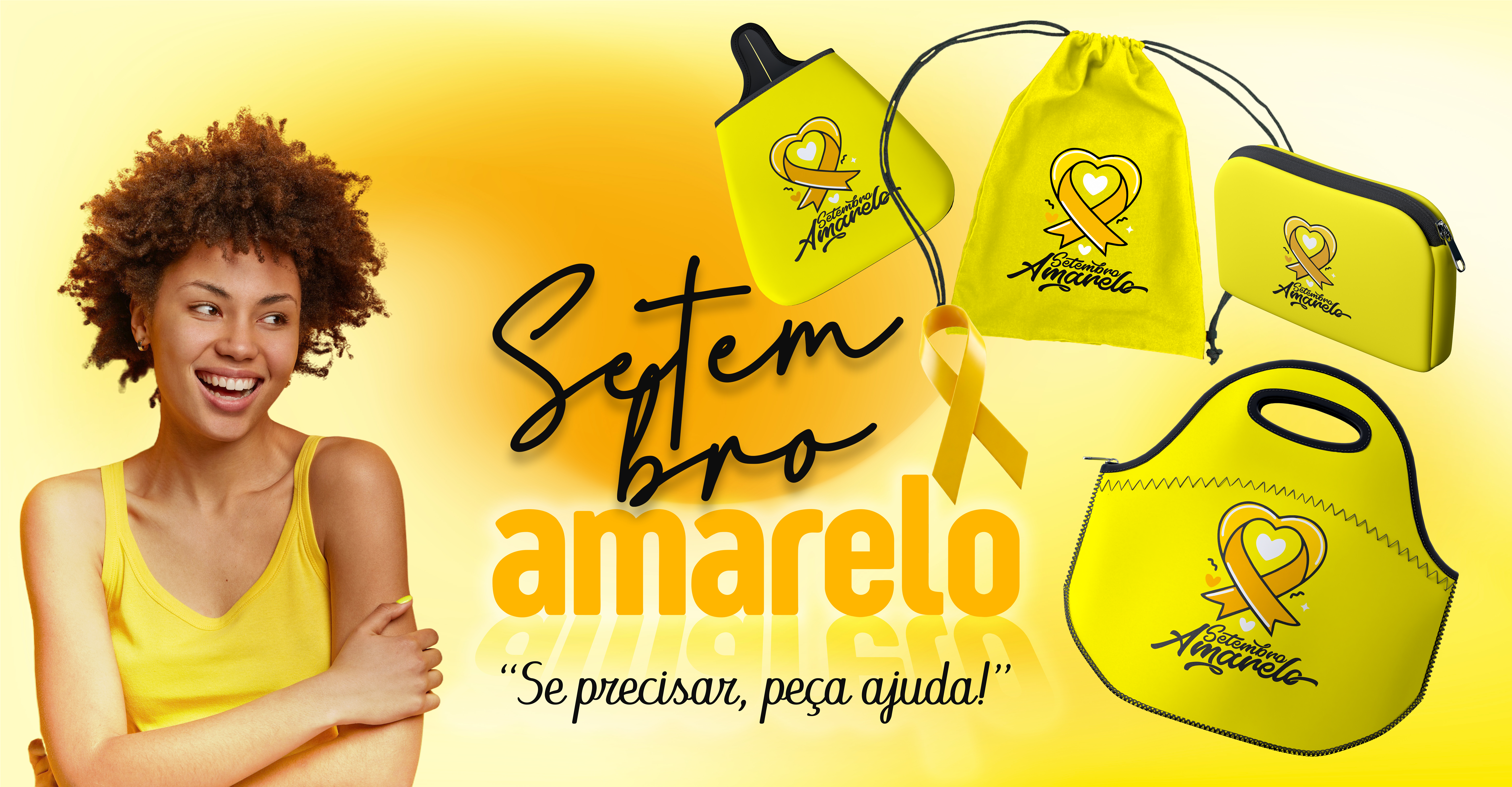 Banner Brindes Para Setembro Amarelo
